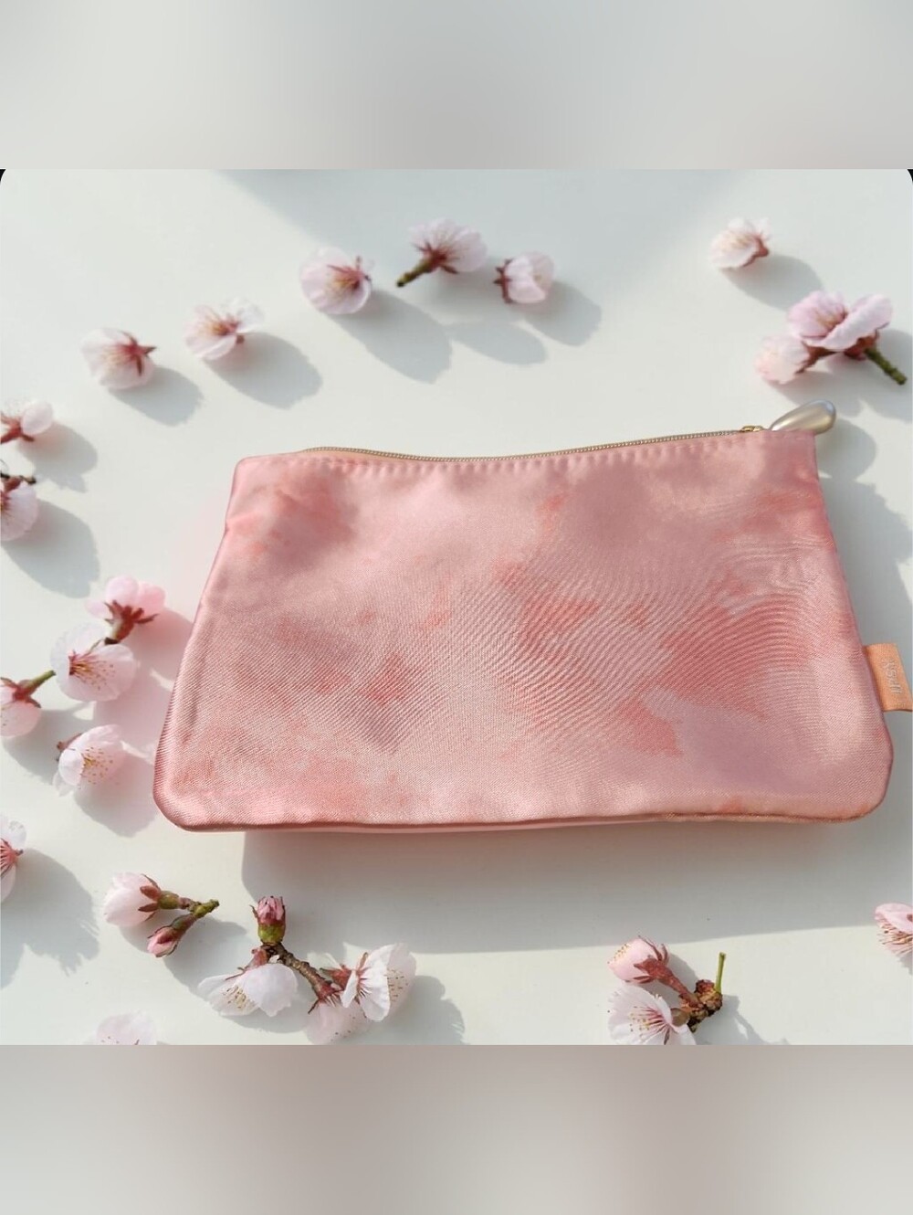 Ipsy Satin Cosmetic Pouch w/ 2 Mystery Items